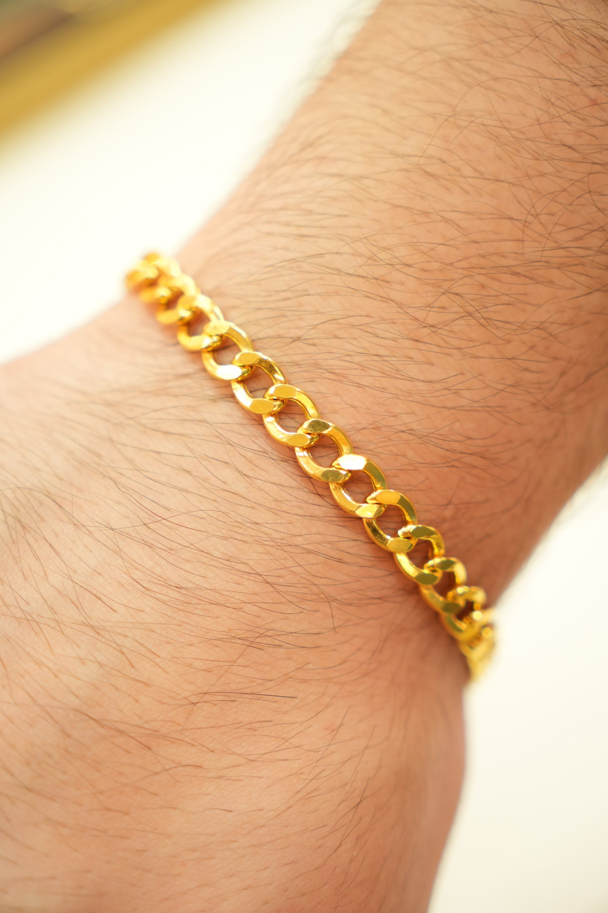 22k Gold Designer Men's Bracelet