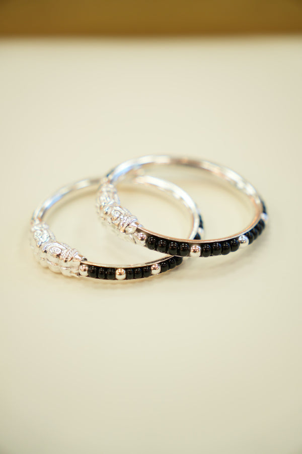 Silver Baby Bangles
