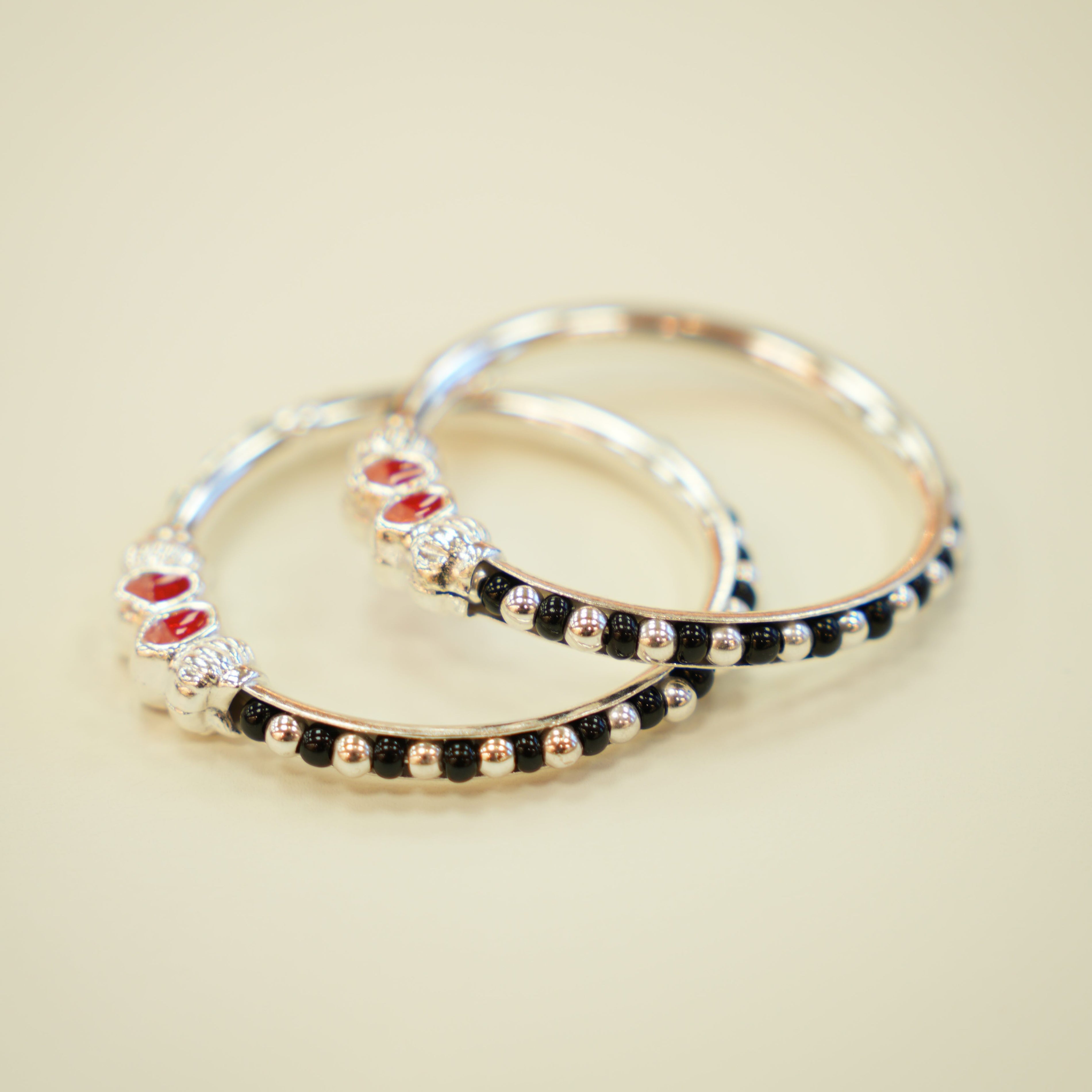 Silver Baby Bangles