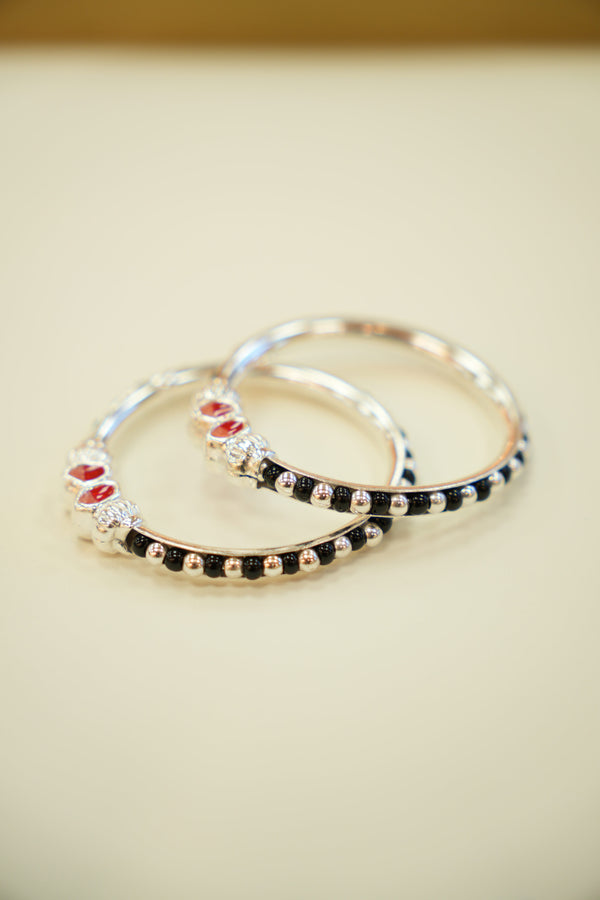 Silver Baby Bangles