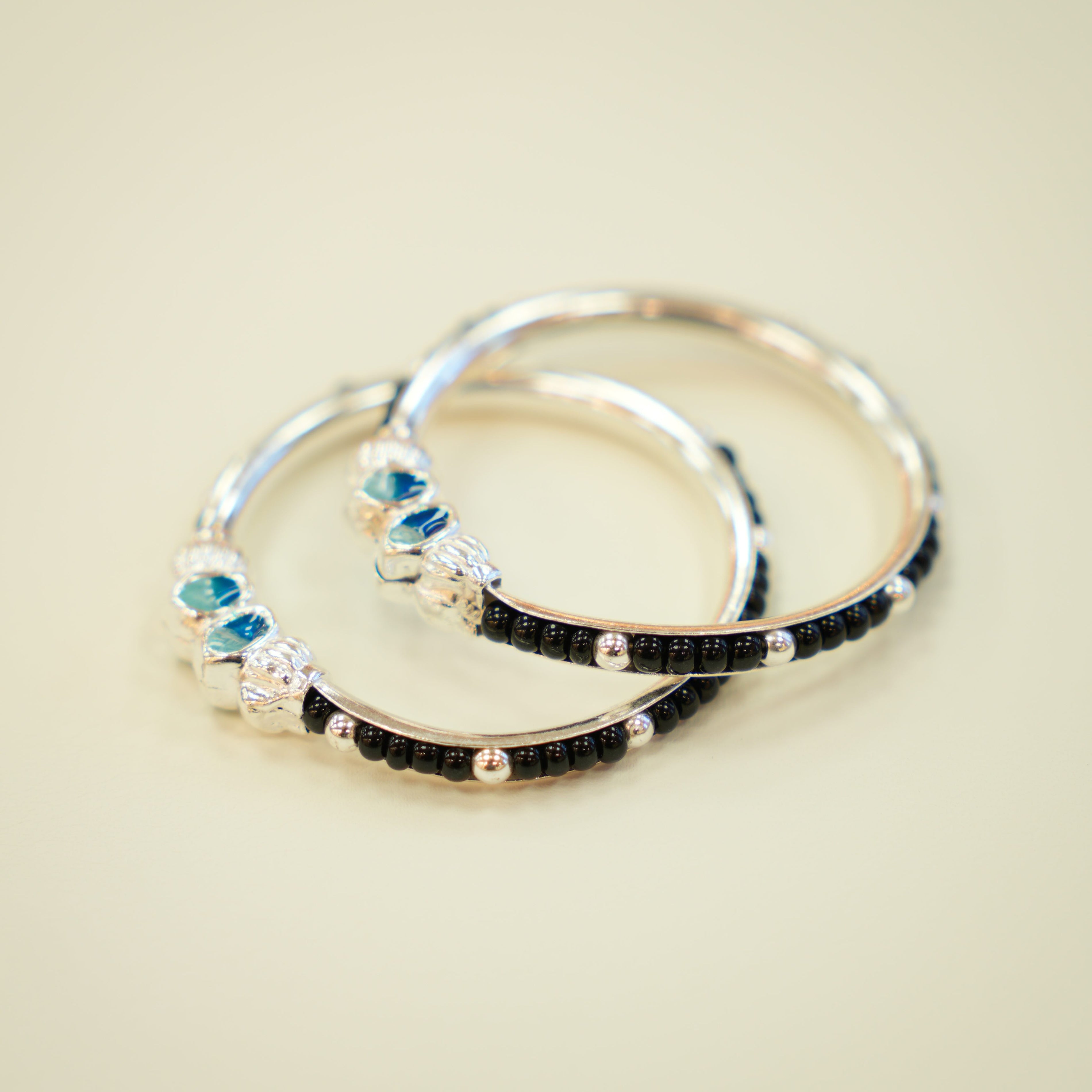 Silver Baby Bangles