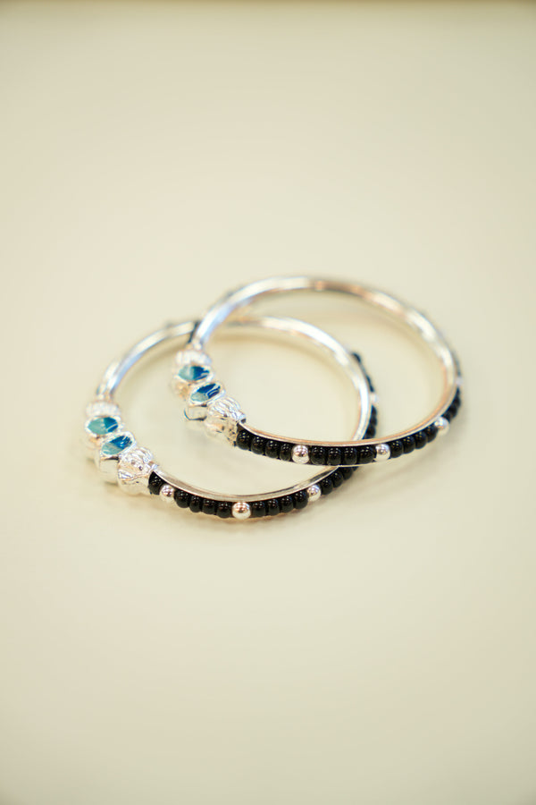Silver Baby Bangles