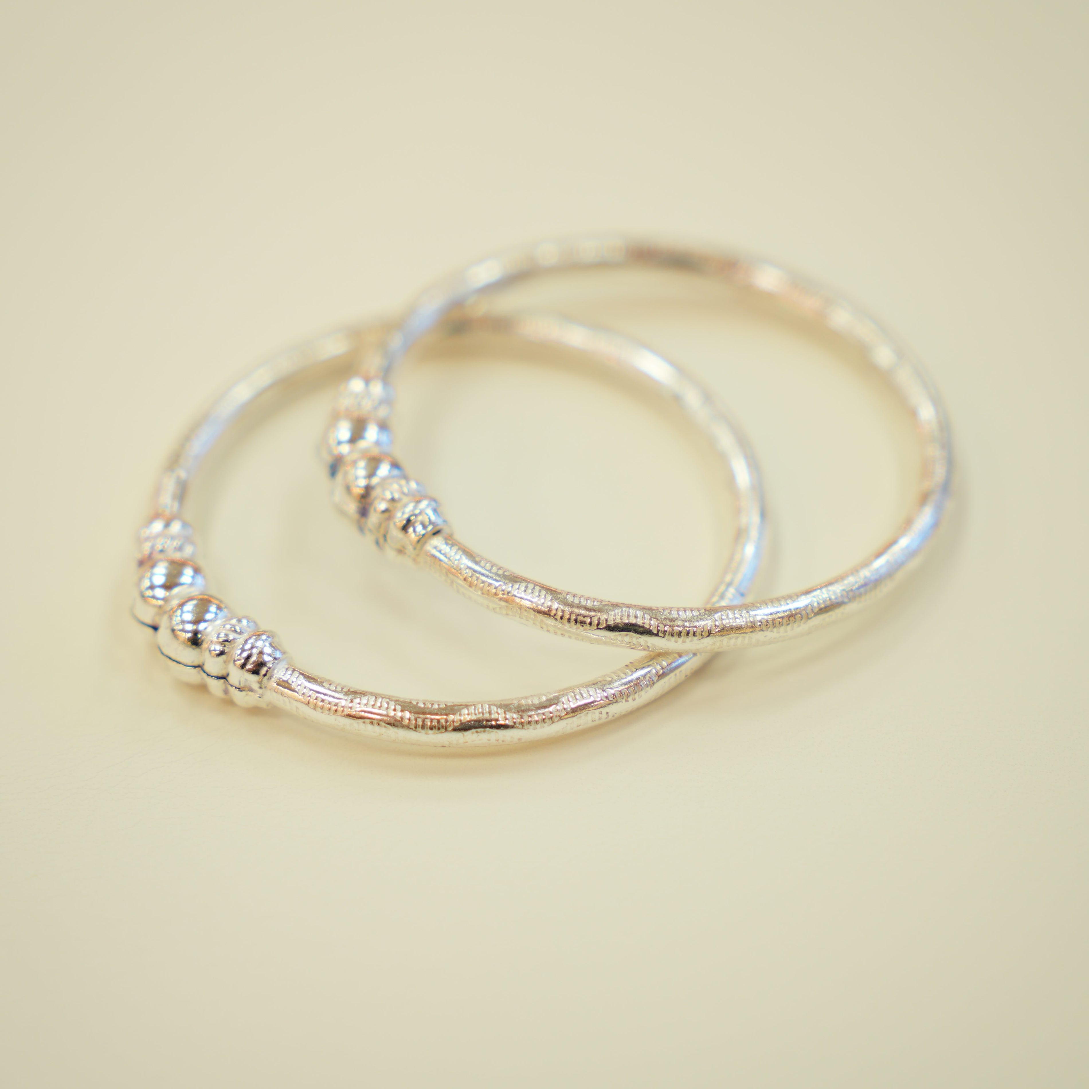 Silver Baby Bangles