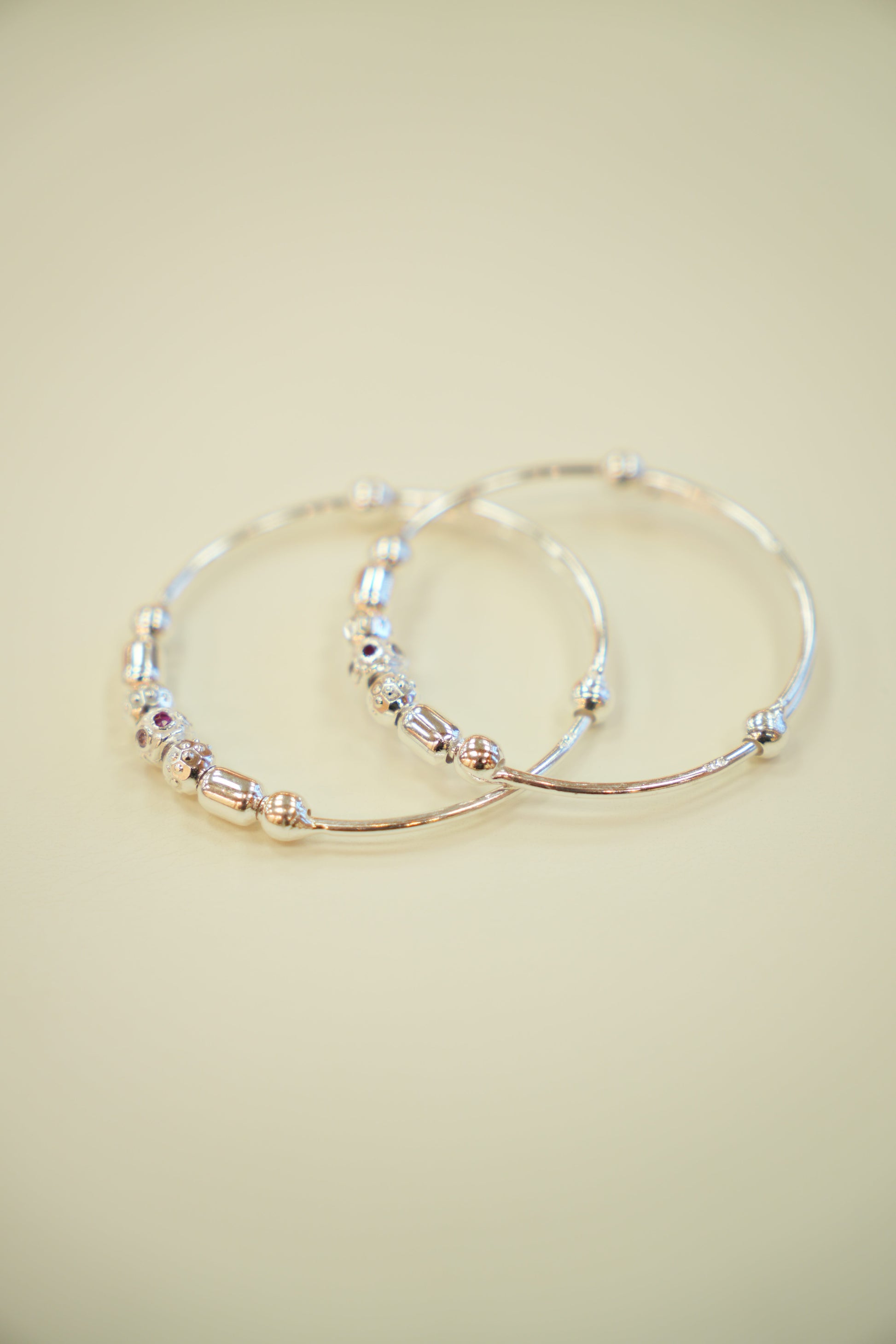 Silver Baby Bangles