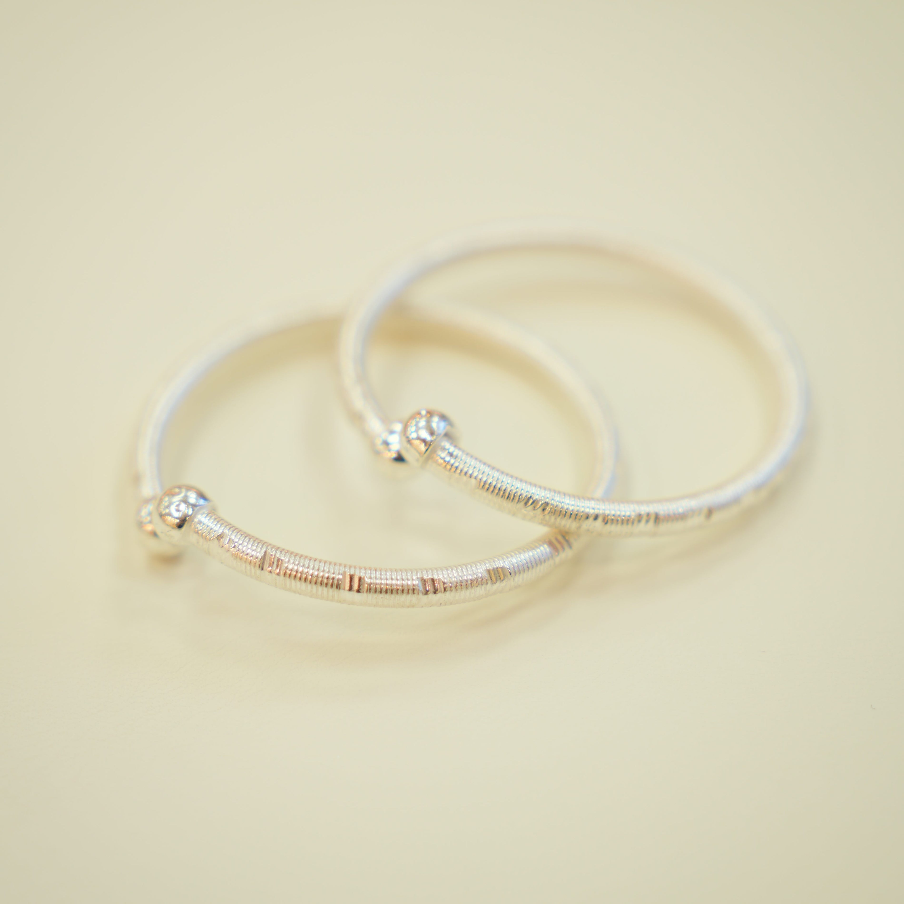 Silver Baby Bangles