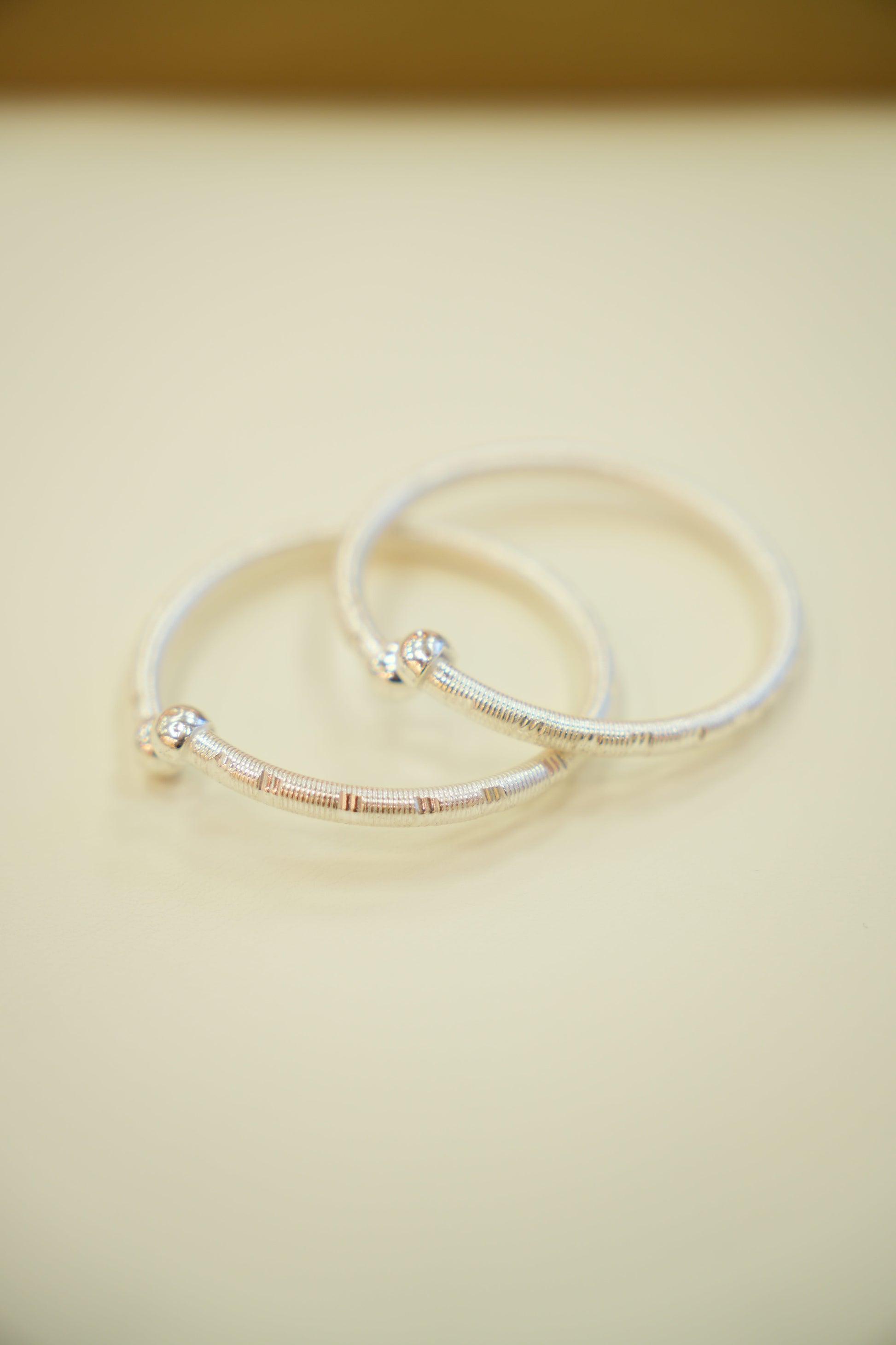 Silver Baby Bangles
