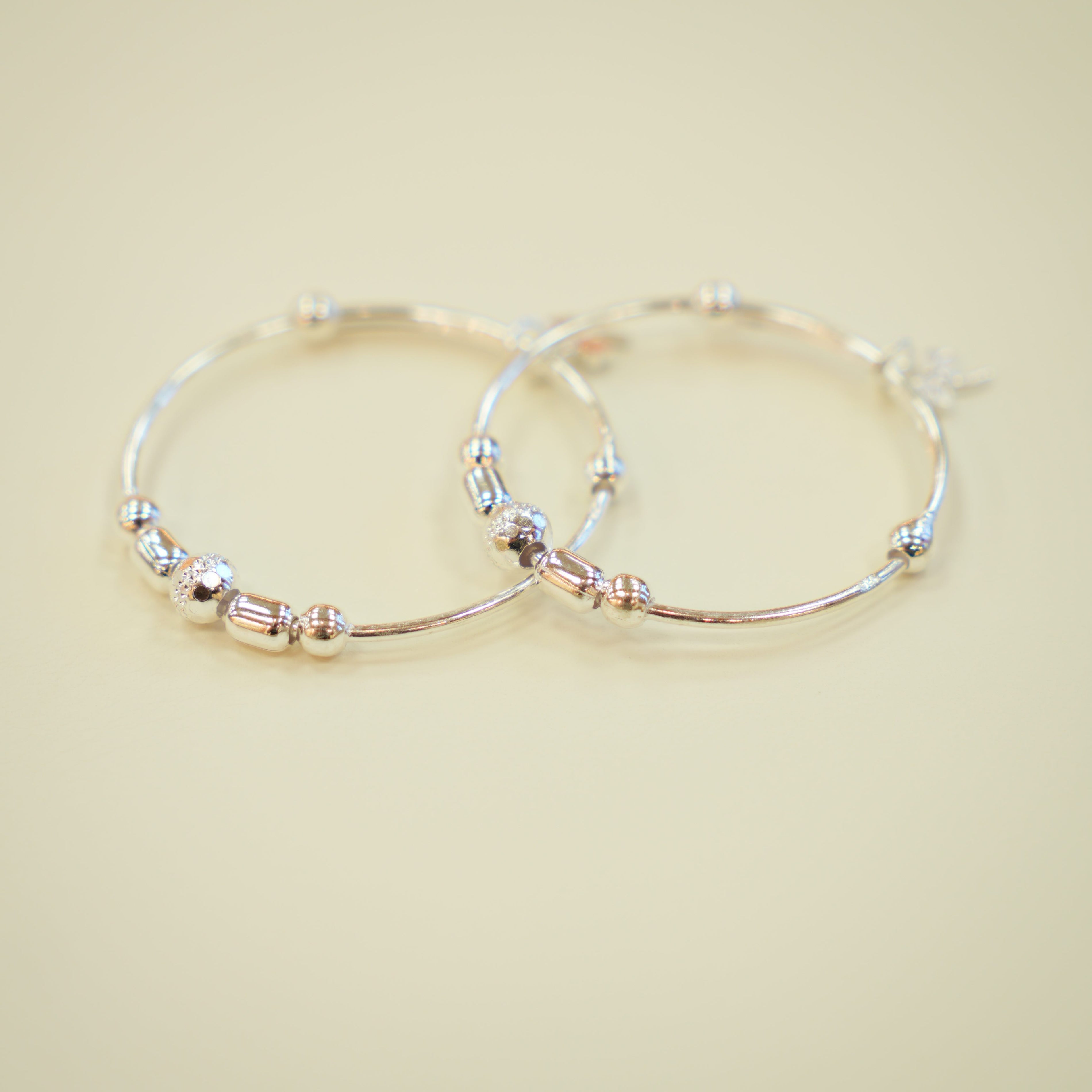 Silver Baby Bangles