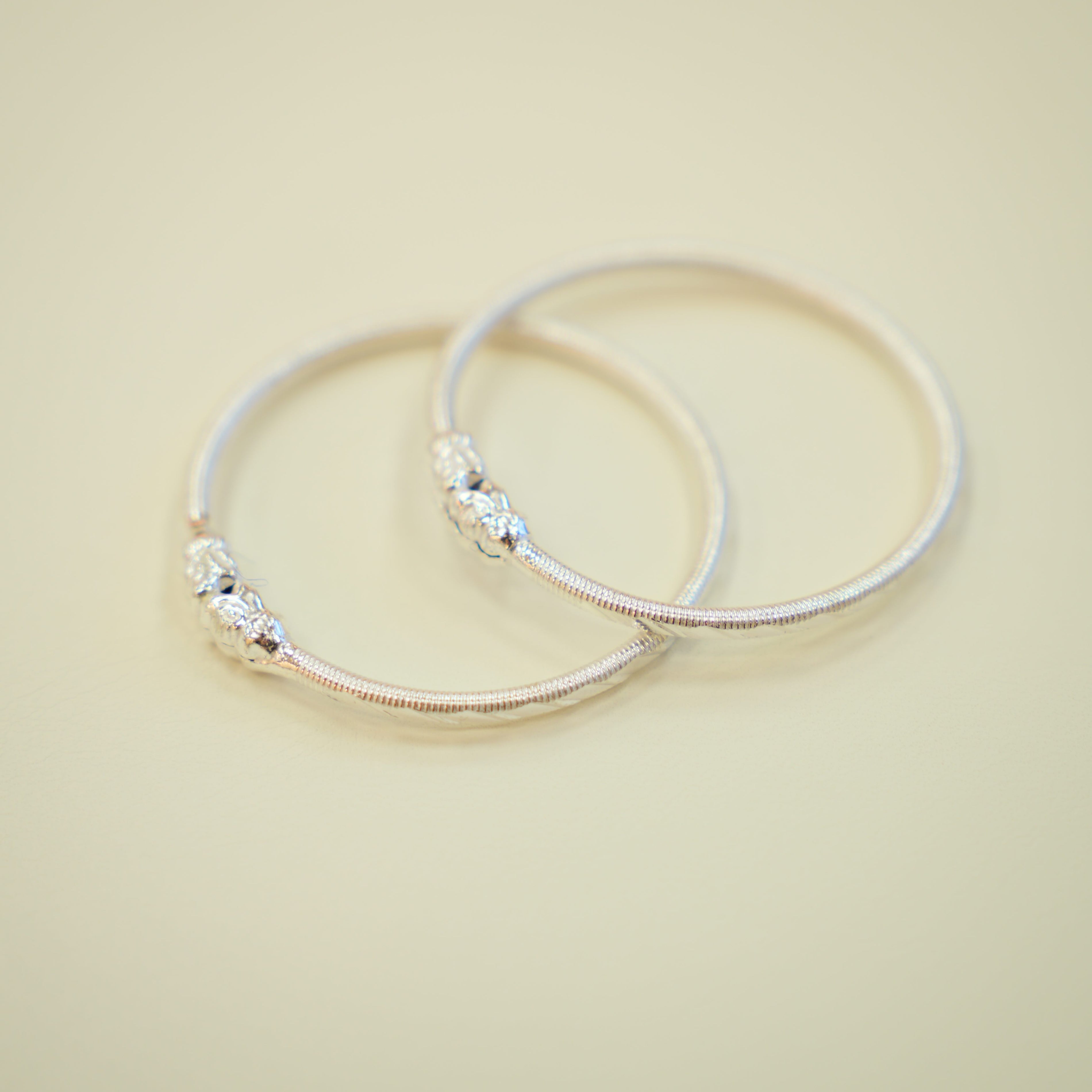 Silver Baby Bangles