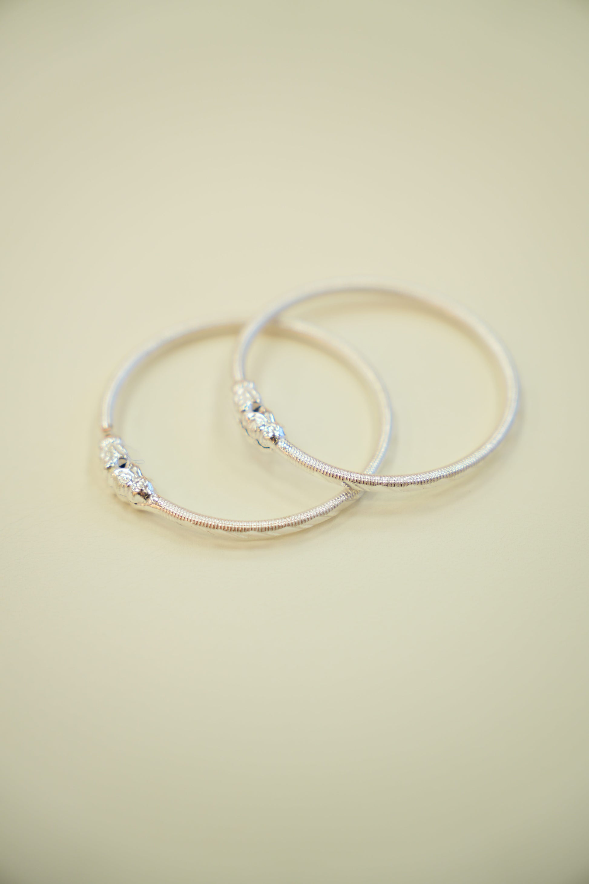 Silver Baby Bangles