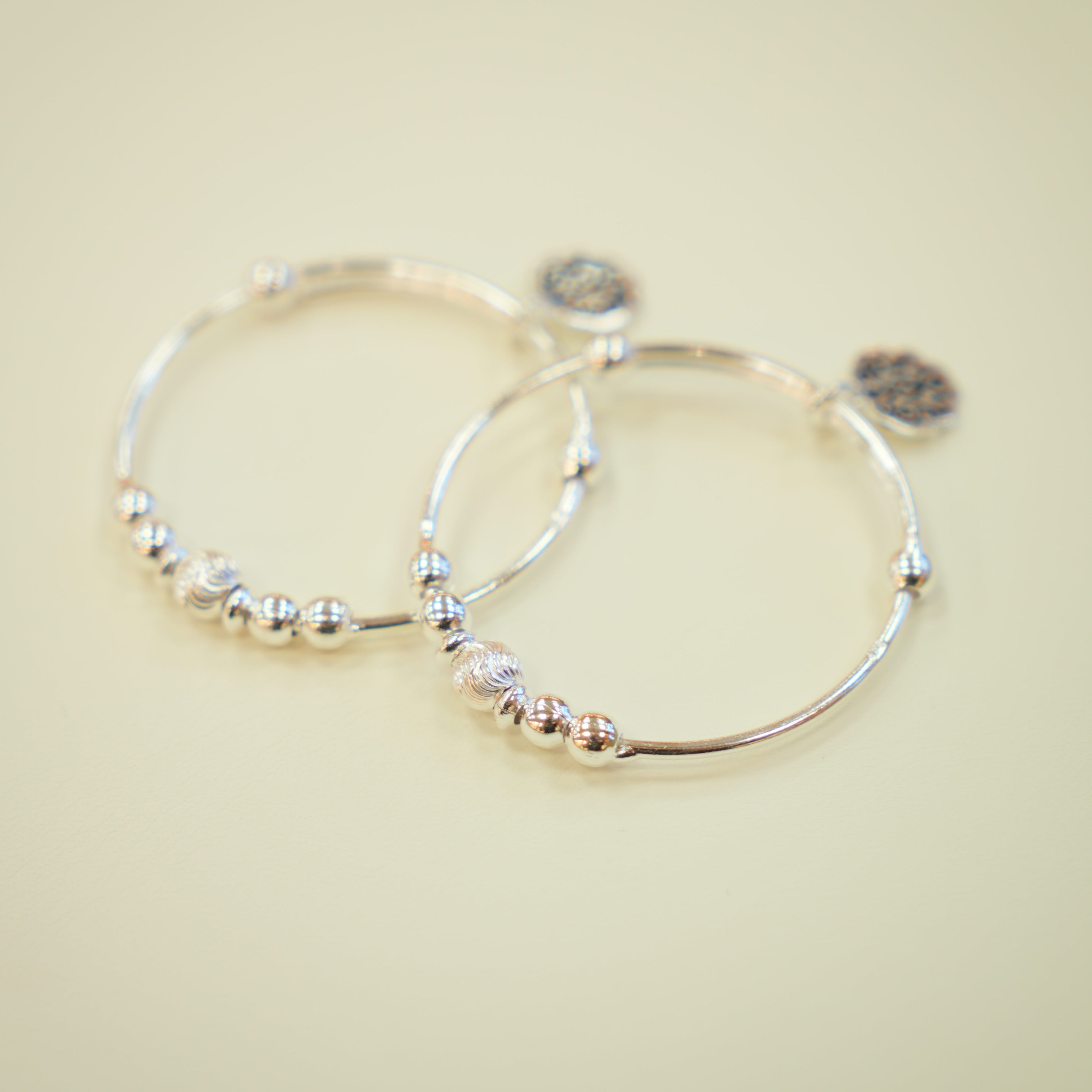 Silver Baby Bangles