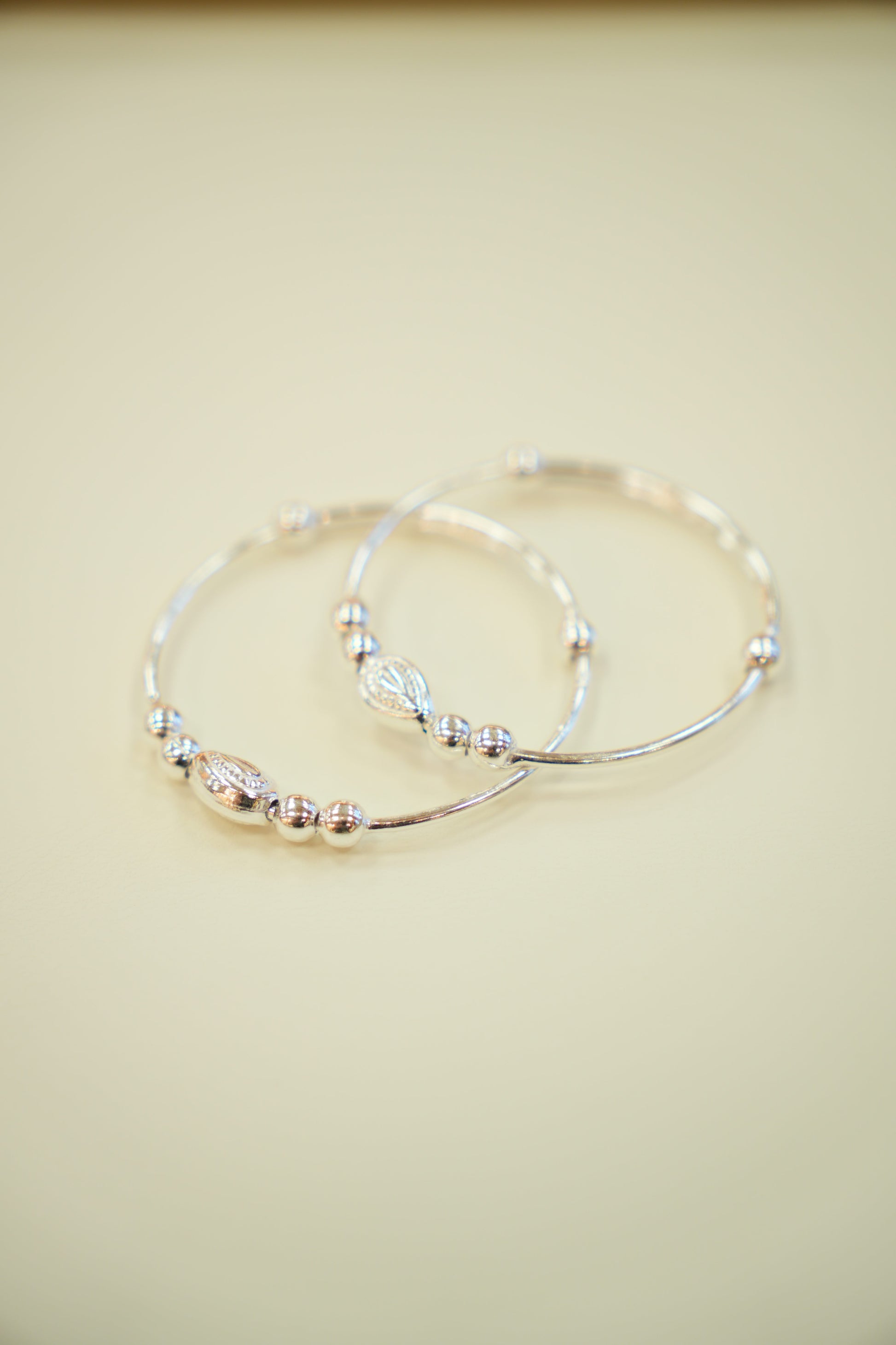 Silver Baby Bangles