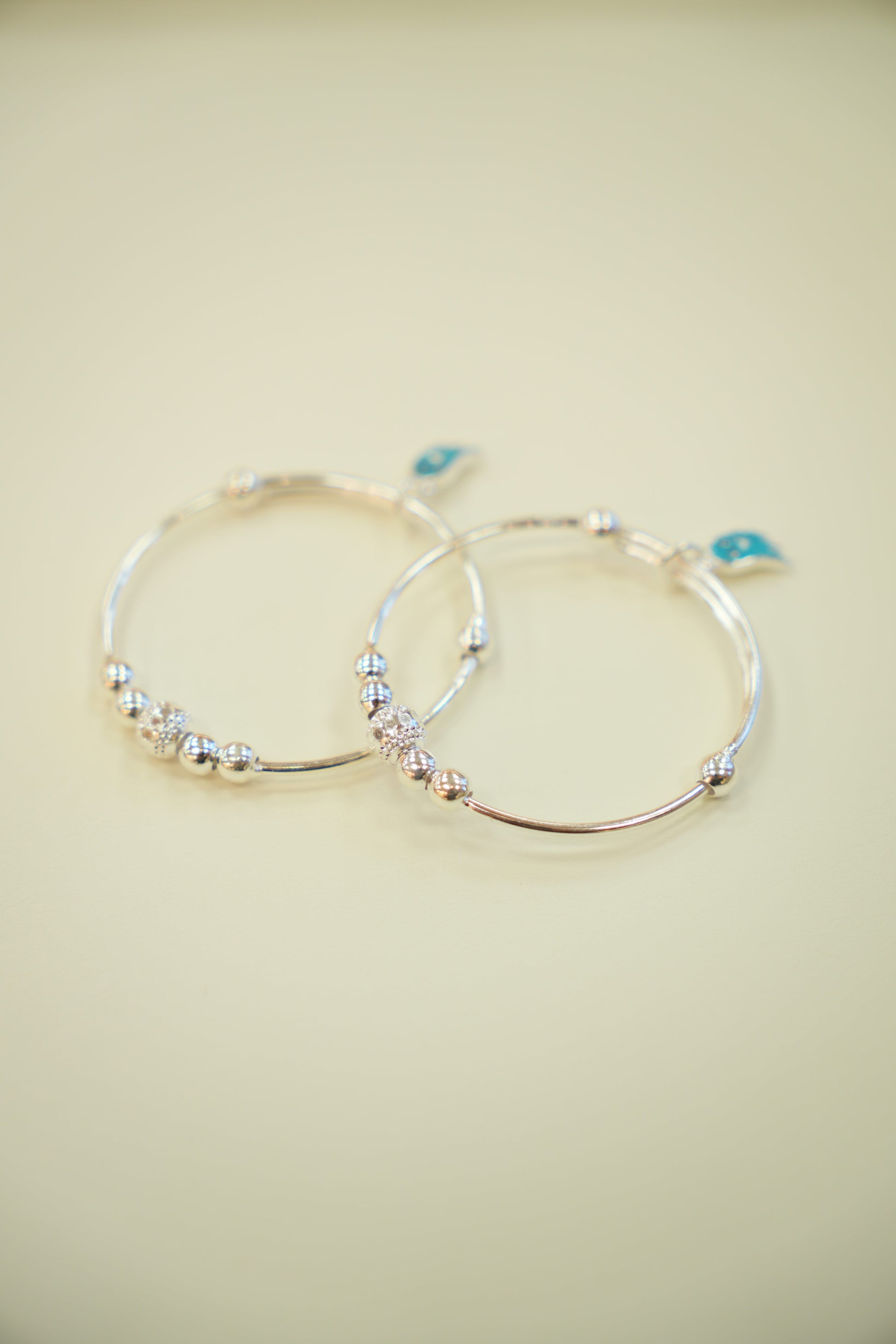 Silver Baby Bangles
