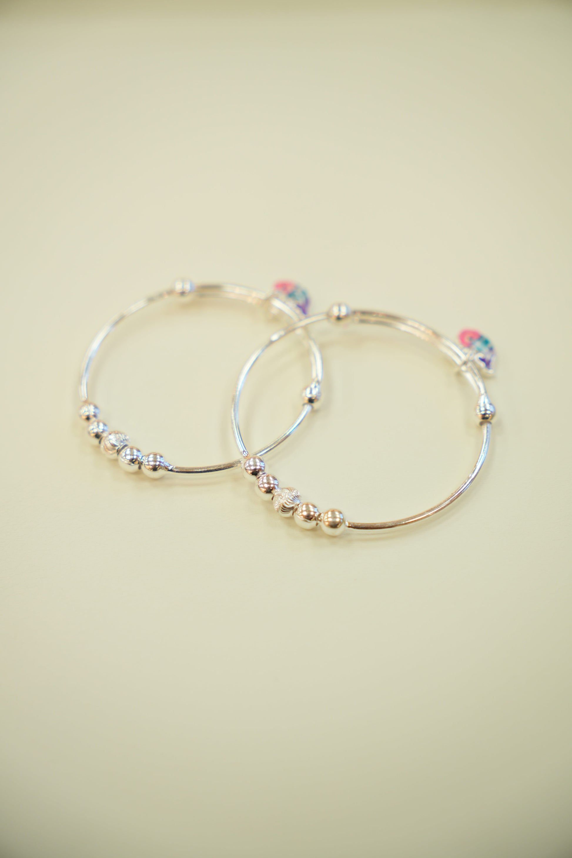 Silver Baby Bangles