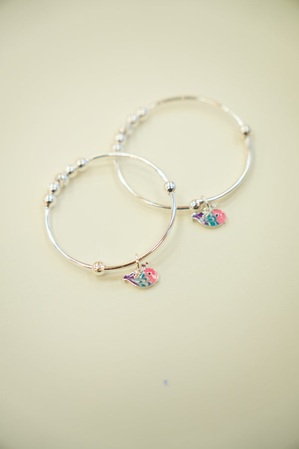 Silver Baby Bangles