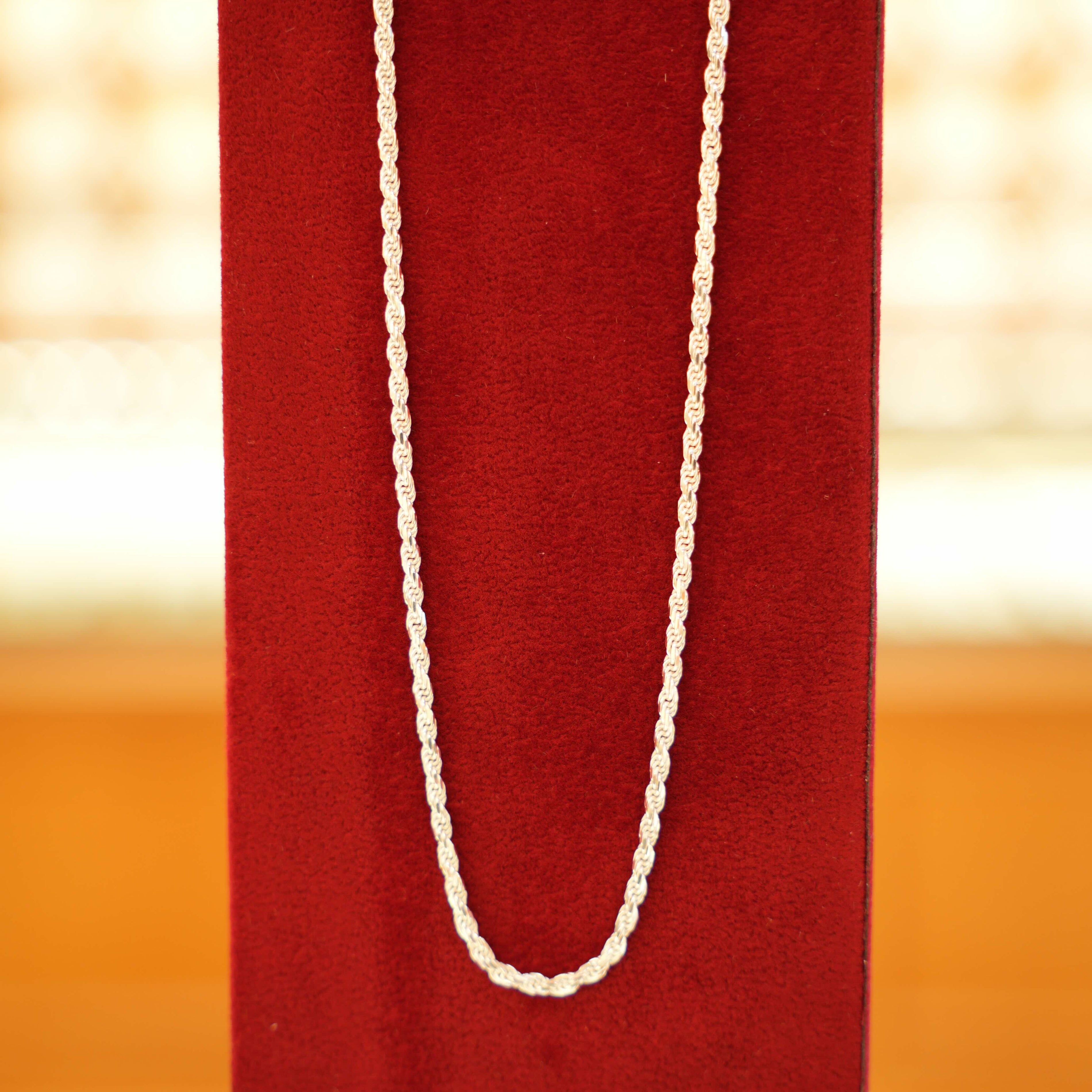 Fine silver chains