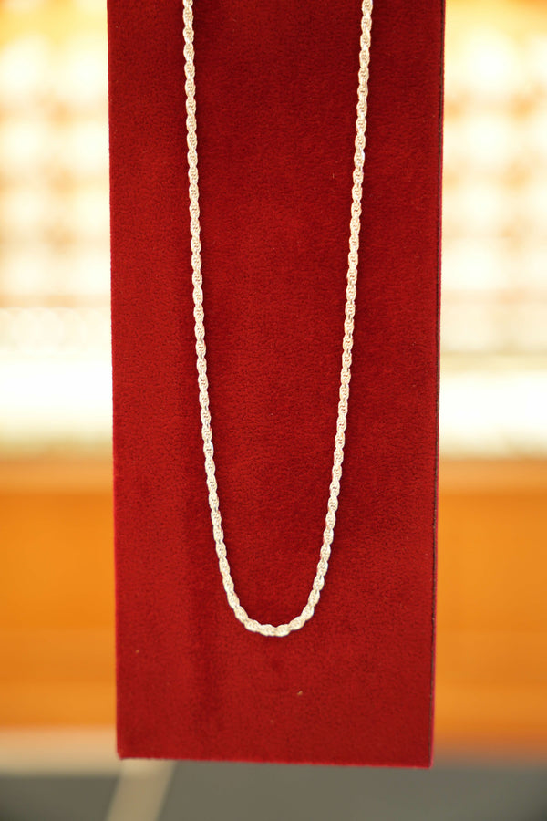 Fine silver chains