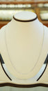 Polished silver chain