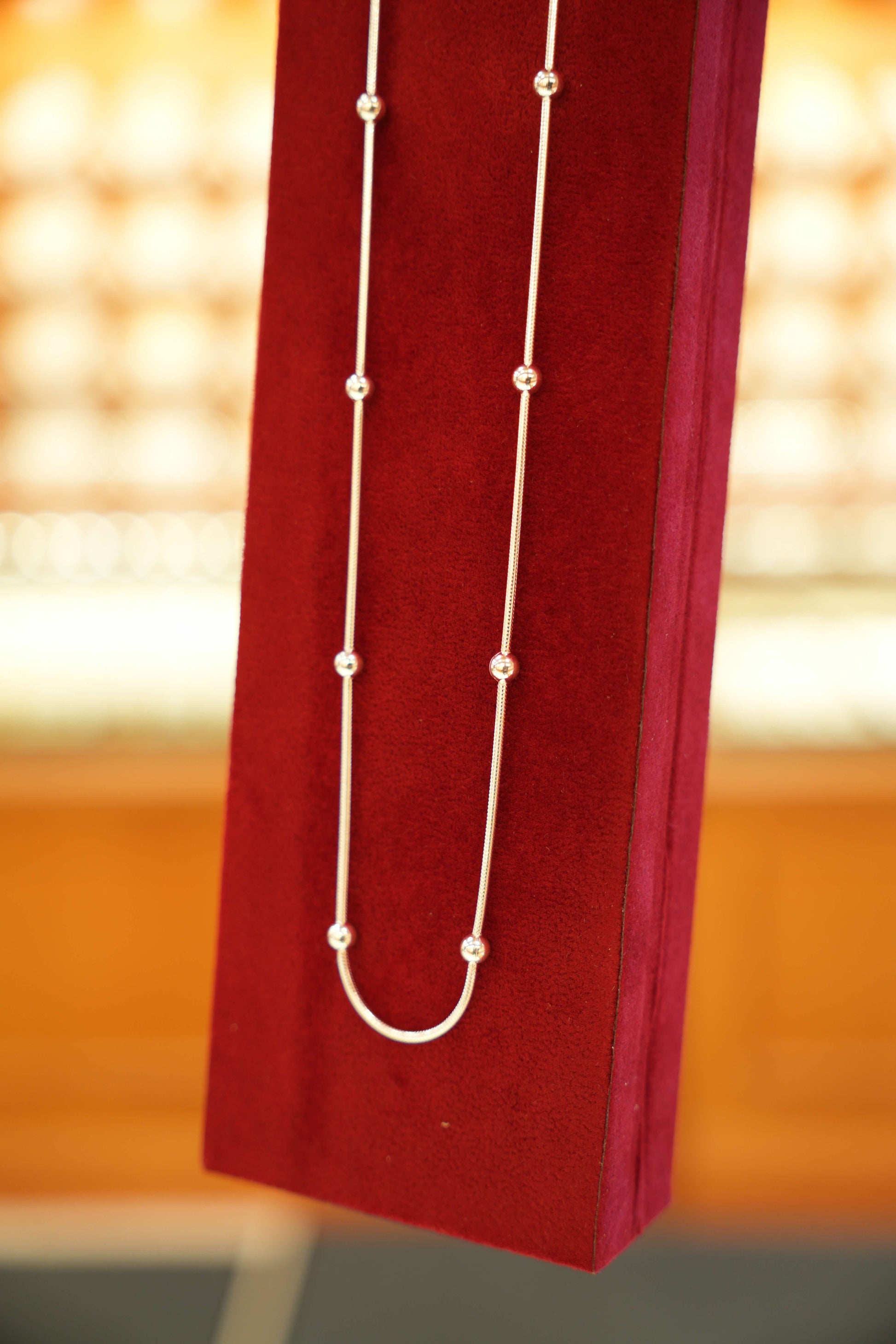Classic silver necklace chain