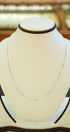 Trendy silver chain look