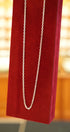 Lightweight silver chain
