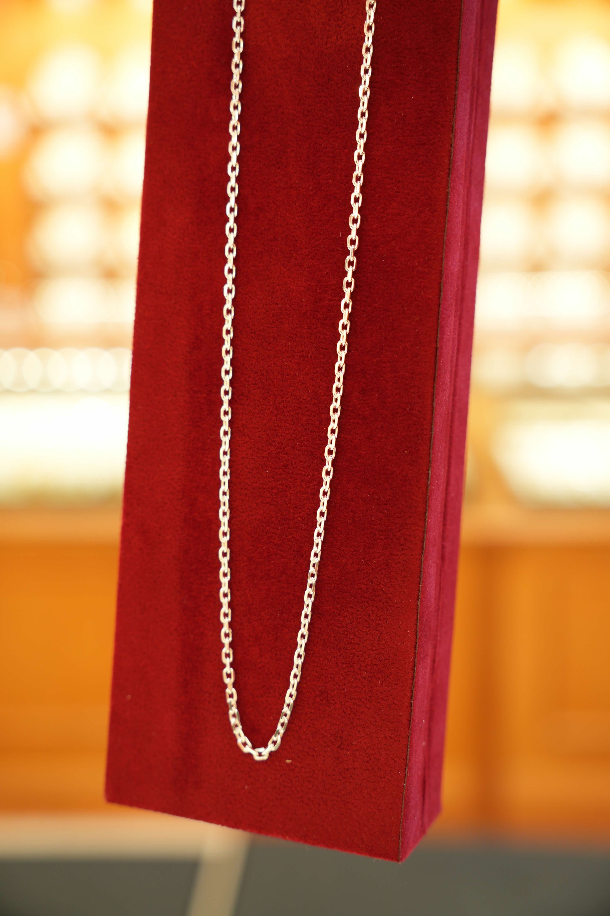 Lightweight silver chain