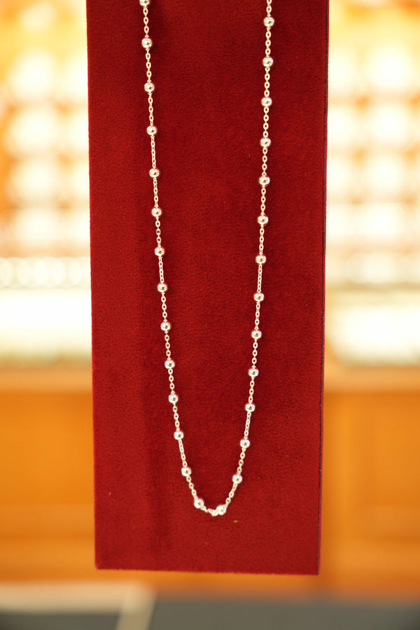 Classic silver chain style