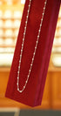 Sleek silver chain design