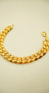 22K gold mens bracelet sleek
