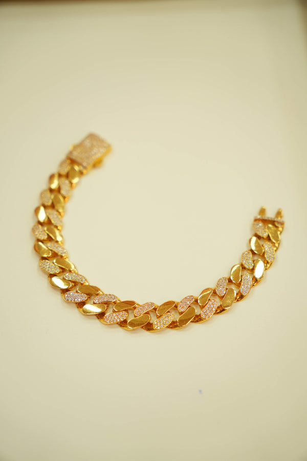 22K Gold Luxury Mens Bracelet