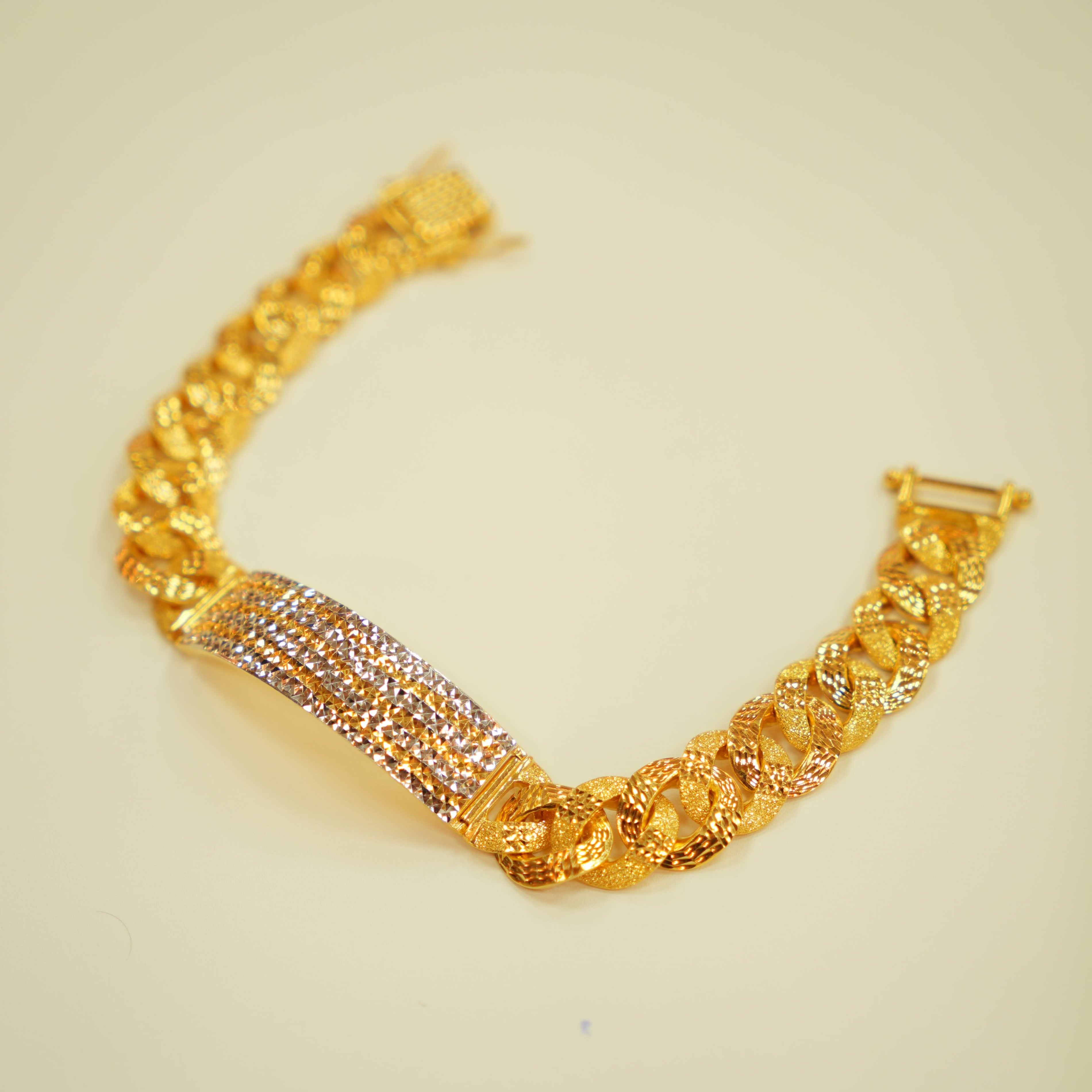 22K men bracelet designs