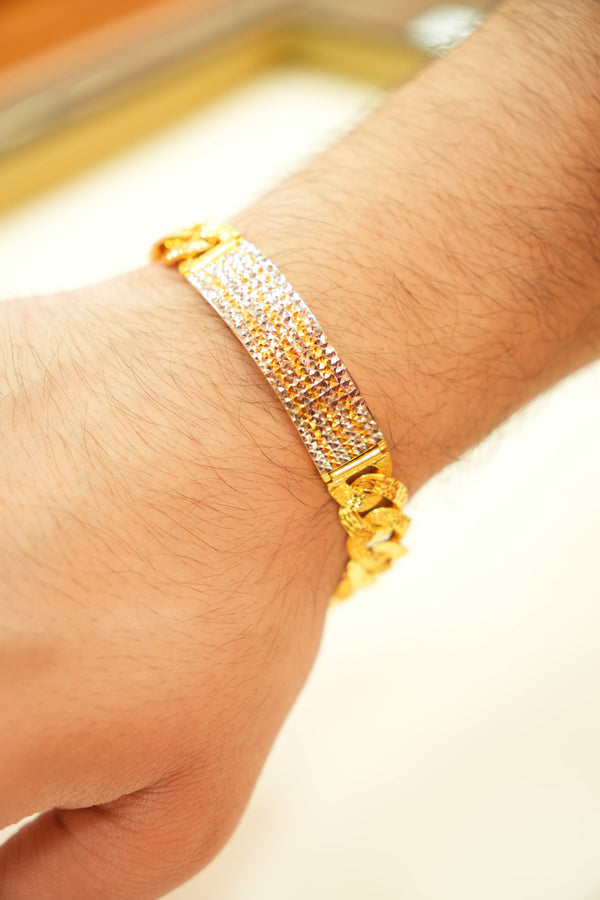 22K Gold Premium Mens Bracelet
