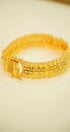 22K yellow gold men’s bracelet with smooth links