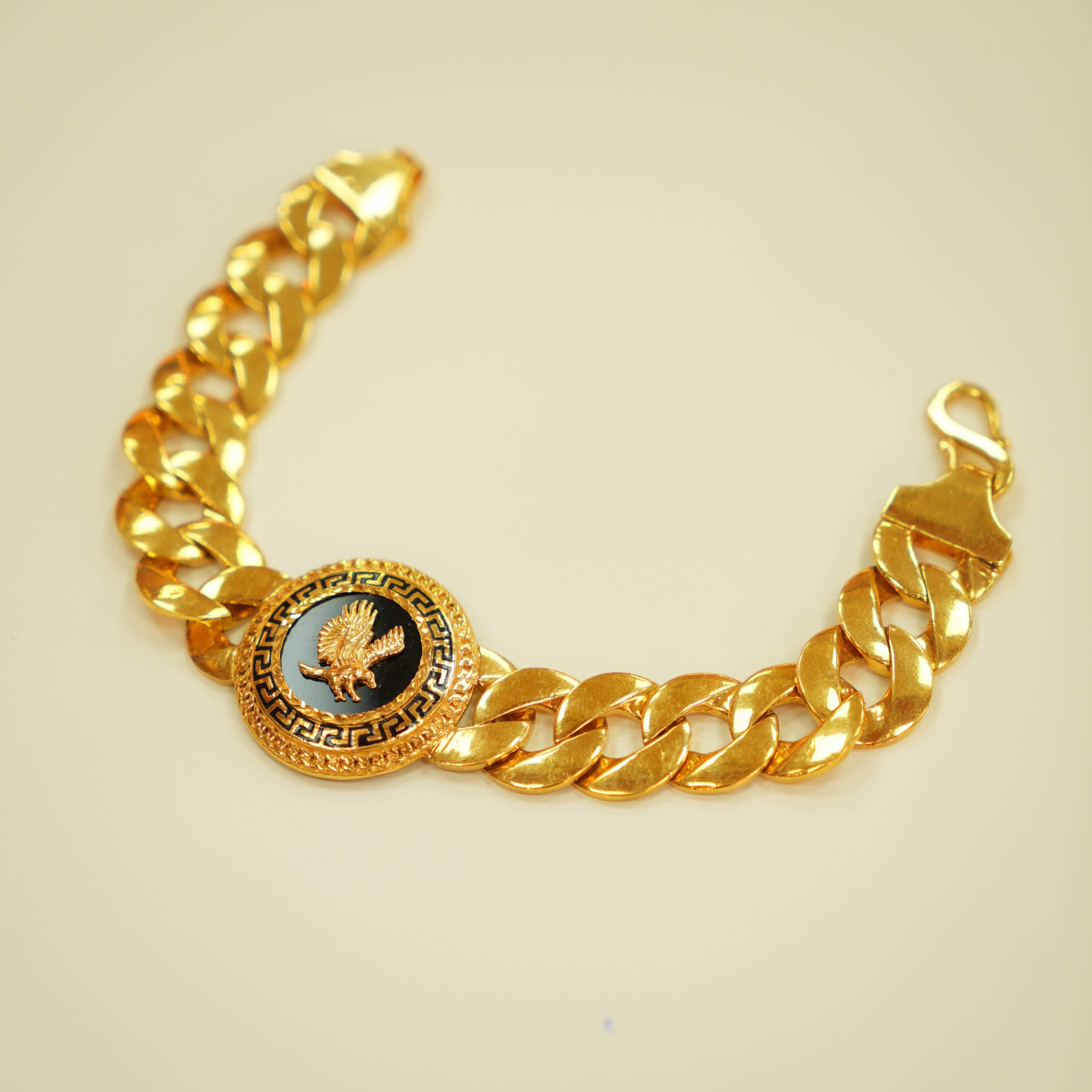 22K men’s gold bracelet