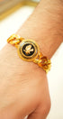 classic Cuban link 22K gold men bracelet