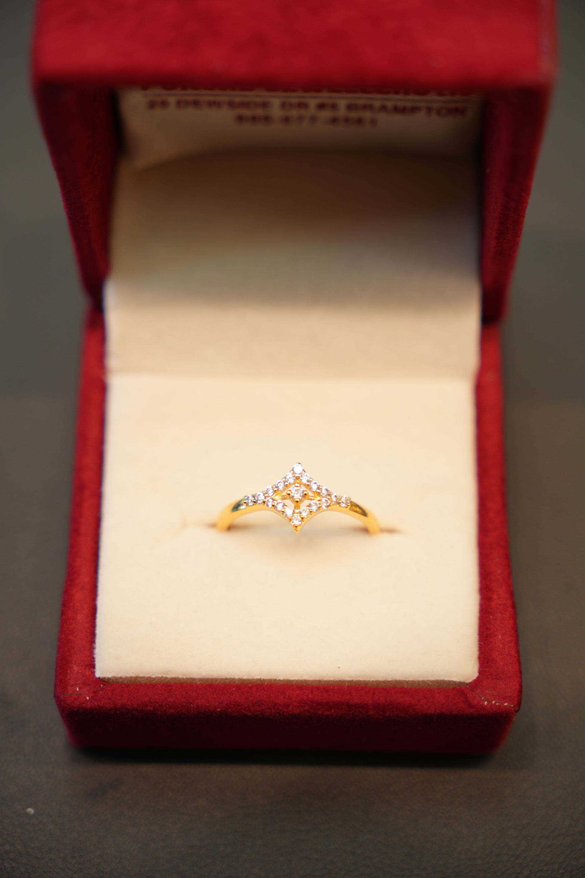 22K Gold Ladies Ring