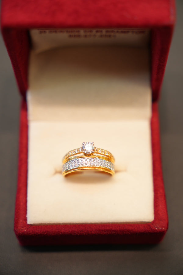 22K Gold Ladies Ring