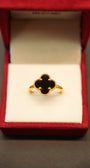 22K Gold Ladies Clover Ring
