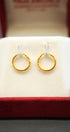 Finely crafted 22K gold earrings