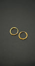 Classic gold earrings