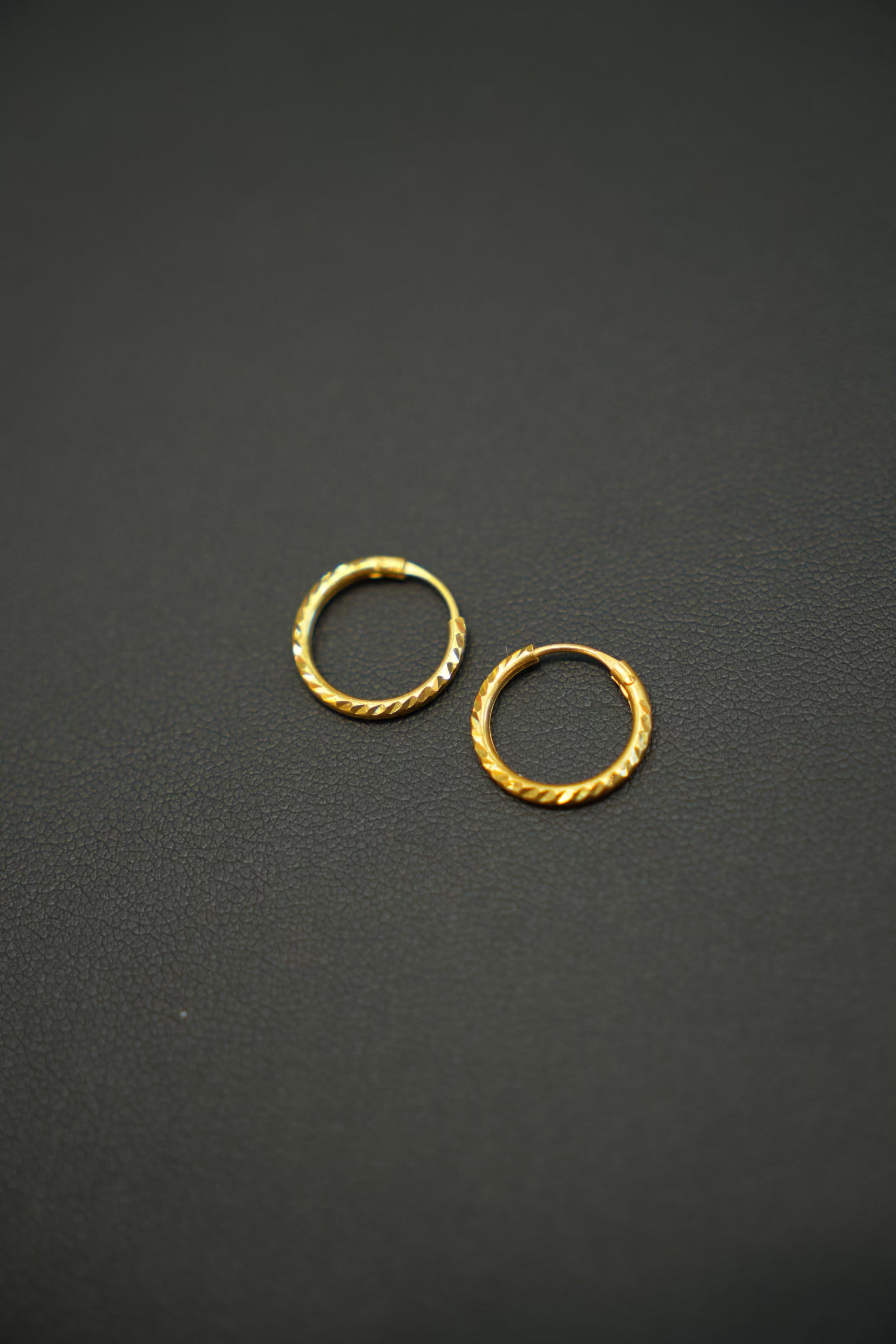 Classic gold earrings