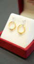 Premium gold earrings