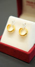 Beautifully crafted 22K gold earrings