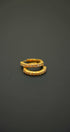 Traditional 22K yellow gold hoop earrings