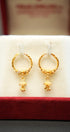 Plain Gold Hanging Hoop design