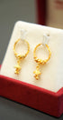 22K gold hanging earrings