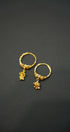 22K Gold Ladies Hoop Earrings
