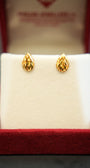 22K Gold Ladies Stud Earrings