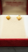 22K Gold Ladies Stud Earrings