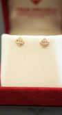 22K Gold Ladies Stud Earrings