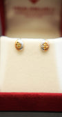 22K Gold Ladies Stud Earrings
